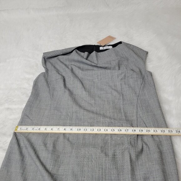 MM Lafleur Wool Blend Marilyn Cowl Neck Knee Length Sheath Dress 1X - Picture 9 of 11